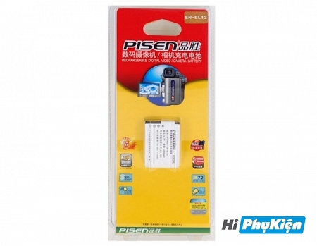 Pin Pisen EN- EL12 - Pin máy ảnh nikon